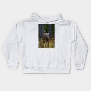 Curious Prince - White-tailed Buck Kids Hoodie